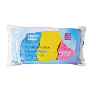 Pack 3 esponjas rectangulares colores