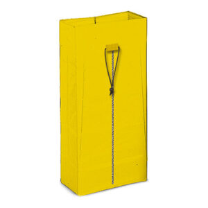 Saco amarillo 120L cremallera